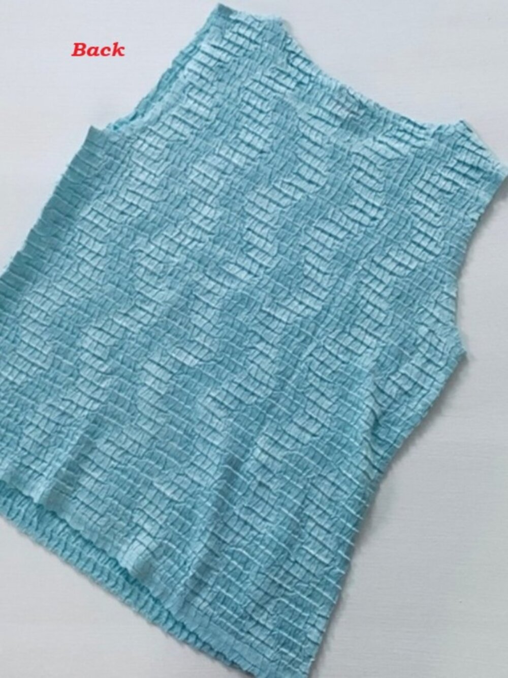 BELINA Sleeveless Tank / Shell - Aqua - XL - NWOT - Picture 5 of 8